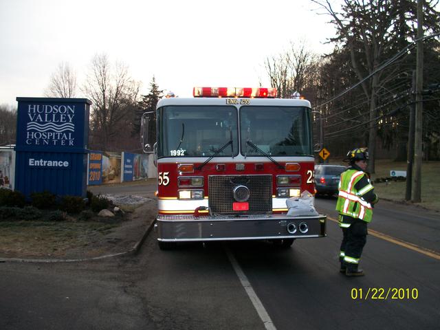 Engine 255 Operates At Head-On MVA IFO Hudson Valley Hospital